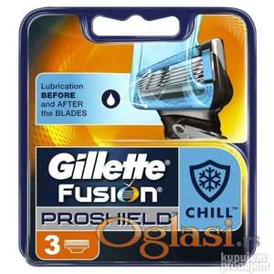 Gillette Fusion Proshield 3 patrone u pakovanju